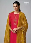 Taruna By Omtex Tusser Silk Printed Dress Material Wholesale Market In Surat