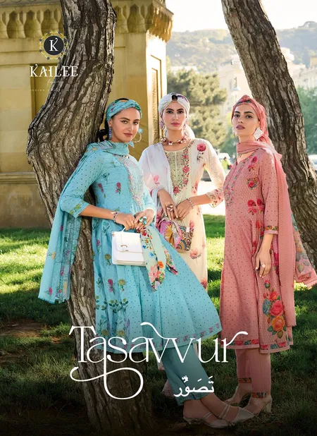 Tasavvur By Kailee Shifali Cotton Anarkali  Readymade Suits Wholesale Shop In Surat Catalog