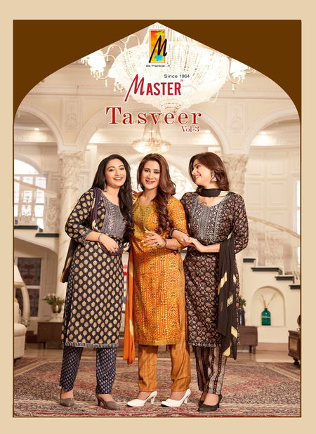 Tasveer Vol 3 By Master Capsule Printed Kurti With Bottom Dupatta Wholesale Shop In Surat Catalog