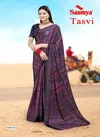 Tasvi By Saumya Satin Designer Printed Sarees Wholesale Shop In Surat