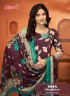 Tata Punch 3284 By Bipson Jam Satin Dress Material Orders In India