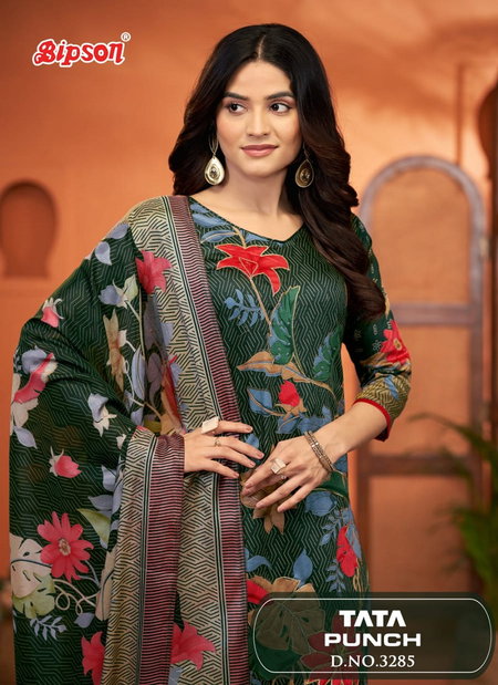 Tata Punch 3285 By Bipson Jam Satin Dress Material Wholesalers in Delhi