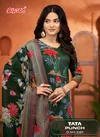 Tata Punch 3285 By Bipson Jam Satin Dress Material Wholesalers in Delhi