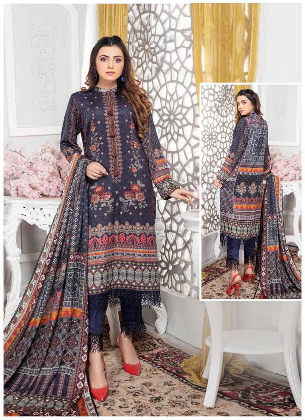 Tawakkal Parisa Casual Wear Printed Cotton Karachi Dress Material Collection