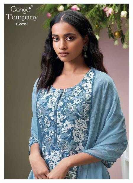 Tempany 2219 By Ganga Premium Cotton Printed Dress Material Wholesale Shop In Surat Catalog
