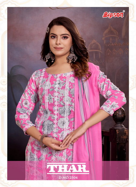 Thar 2504 By Bipson Pure Cotton Printed Non Catalog Dress Material Wholesale Shop In Surat