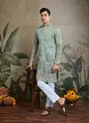 The Desi Edit By Shubhvastra Embroidered Mens Kurta Wholesale Shop In Surat