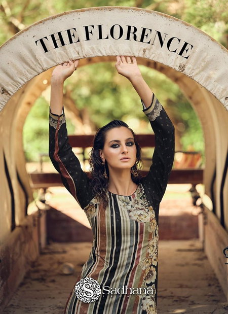 The Florence By Sadhana Viscose Pashmina Dress Material Wholesalers In Surat