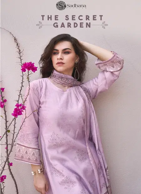 The Secret Garden By Sadhana Muslin Silk Digital Printed Salwar Kameez Wholesale Price In Surat Catalog