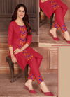 The Womens Thread Amanat Ethnic Wear Rayon Designer Kurti With Bottom Collection