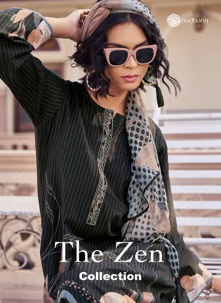 The Zen By Sadhana Pure Lilen Digital Printed Designer Salwar Suits Wholesale Market In Surat
 Catalog