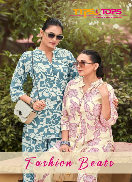 Tips And Tops Fashion Beats Rayon Printed Western Cord Set Wholesale Market
