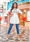 Tips Tops Bubbly 2 Classic Ethnic Wear Heavy Rayon Slub Ladies Top Collection
