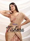 Tishora By Sethnic Crush Tissue Silk Zari Woven Saree Suppliers In India