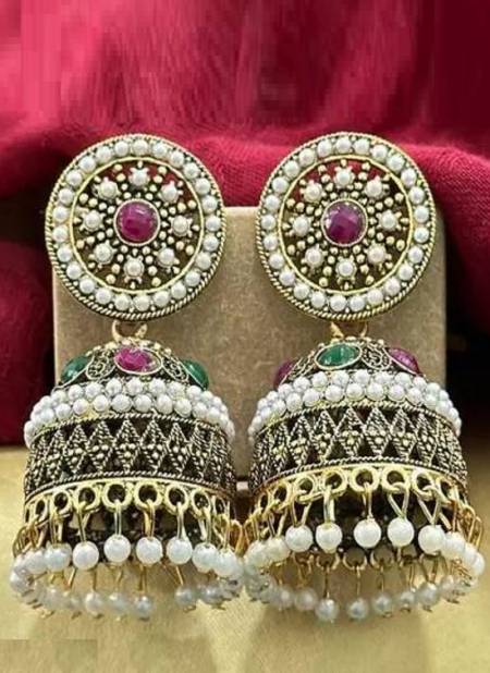 Traditional Wear Designer Zumkha Earrings Wholesale Shop In Surat