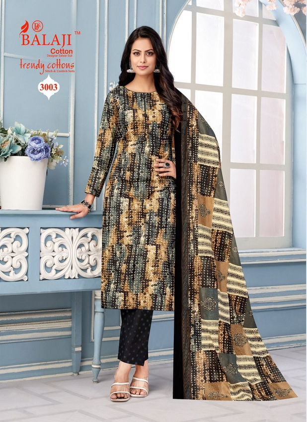 Trendy Cotton Vol 3 By Balaji Premium Cotton Dress Material Wholesale Online