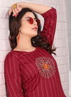 Trendy Divine Latest Fancy Regular Wear Straight Designer Rayon Kurtis Collection
