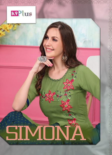 Trendy K9 Plus Simona Fancy Casual Festive Wear Designer Readymade Collection Catalog