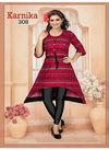 Trendy Karnika 3 Latest Designer Fancy Ethnic Regualr Wear Heavy Pure Rayon Printed Kurtis Collection

