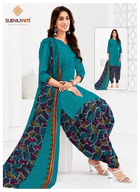 Trendy Patiyala Vol 12 By Suryajyoti Daily Wear Cotton Printed Dress Material Wholesale Price In Surat
 Catalog
