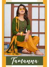 Trendy Tamanna Latest Designer Regular Wear Rayon Ready Made Salwar Suit Collection
