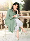 Tres Chic Collection Zs 20 Latest Designer Casual Wear Stylish Georgette Ready Made Plazzo Suit Collection 
