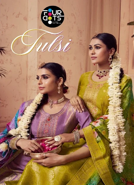 Tulsi By Fourdots Viscos Muslin Designer Salwar Suits Wholesale Market In Surat