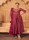 Tulsi By Rangoon Silk Print Anarkali Kurti Bottom With Dupatta Readymade Suit Catalog
