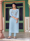 Tunic House Cloud Ethnic Wear Rayon Embroidery Design Kurti Collection