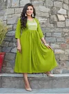 Tunic House Makhmali Fancy Designer Ethnic Wear Rayon Embroidery Kurti Collection