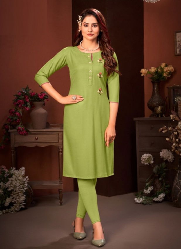 Tunic House Nitika 4 Latest Ethnic Wear Rayon Designer Kurti Collection