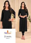 Tunic House Zumba 02 Viscose Rayon Chikankari Designer Kurtis
