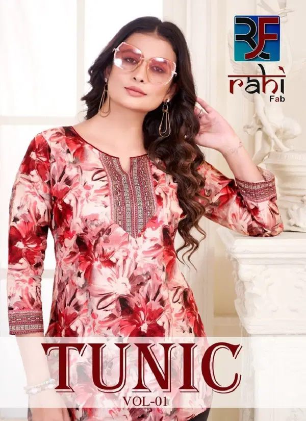 Tunic Vol 1 By Rahi Fab Cambric Cotton Printed Tunic Ladies Top Wholesale Online