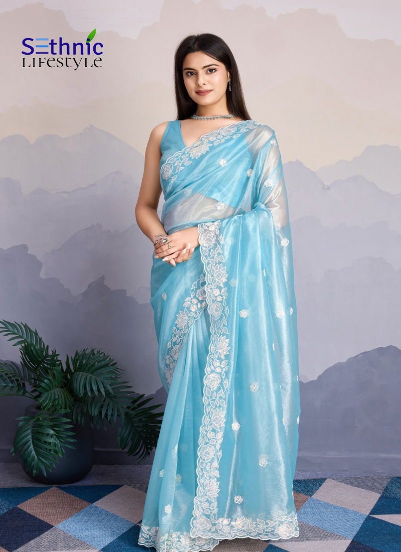 Twillora By Sethnic Fancy Designer Saree Wholesale Online Catalog