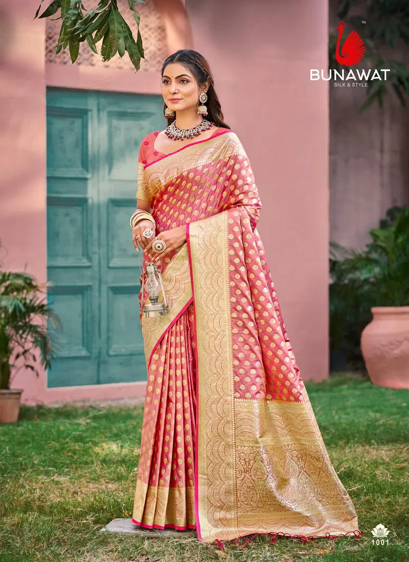 Ujwala By Bunawat Silk Wedding Wear Saree Wholesale Shop In Surat Catalog