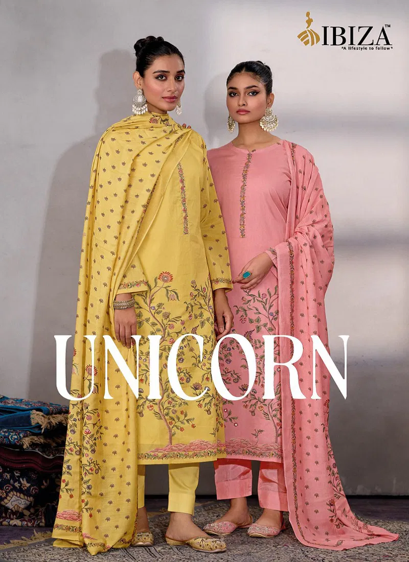 Unicorn By Ibiza Lawn Cotton Printed Salwar Kameez Surat Wholesale Online