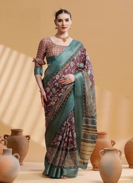 Universe 36 By Apple Printed Sarees For Bussiness Catalog