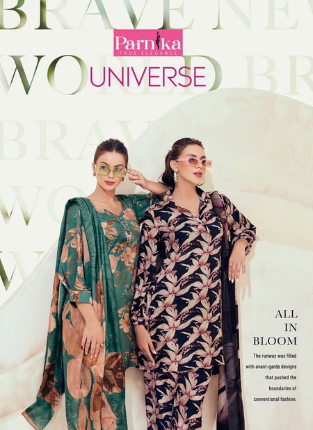 Universe By Parnika Fancy Digital Printed Dress Material Wholesale Market In Surat 
