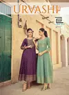 Urvashi By Blue Hills Rayon Embroidered Anarkali Long Kurti Wholesale In India
