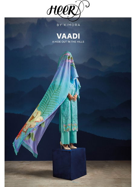 Vaadi Vol 178 Heer By Kimora Embroidery Cotton Salwar Kameez Wholesale Market In Surat Catalog