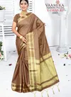 Vaamika V Chex Latest Collection Of Daily Wear Party Wear Stylish Saree Having Beautiful Border 
