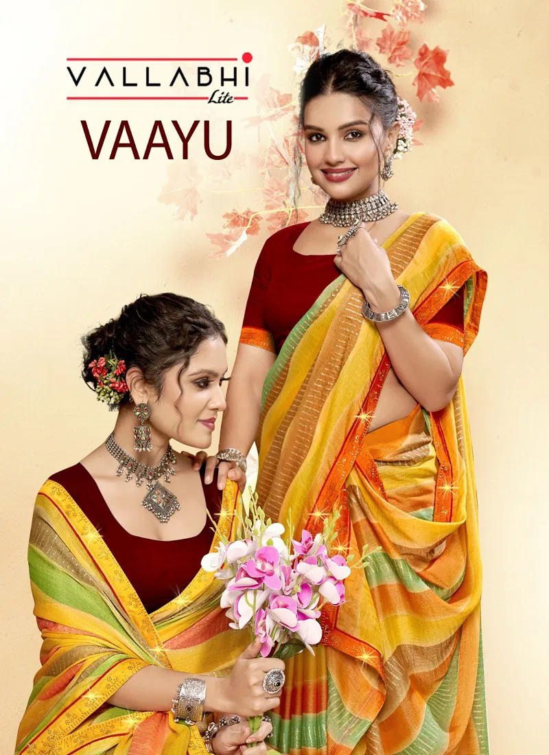 Vaayu By Vallabhi Brasso Line Printed Saree Suppliers In India