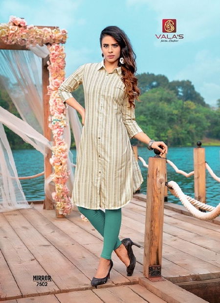 Valas Mirror Latest Designer Pure Soft Cotton Regular Casual Wear Kurtis Collection
 Catalog