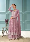 Vamika Lakhnawi 1 Exclusive Hit Festive Wear Designer Rayon Embroidery Work Fancy Ready Made Collection
