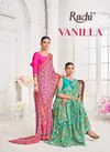 Vanilla Vol 8 By Ruchi Digital Printed Chiffon Sarees Wholesale Clothing Suppliers In India