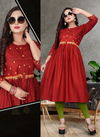 Vanshika 001 Fancy Ethnic Wear Embroidery Kurti Collection