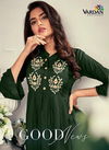 Vardan Good News Latest Fancy Designer Ethnic Wear Heavy Rayon Embroidery Kurtis Collection
