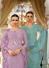 Varnika By Lady Leela Organza Kurti With Bottom Dupatta Wholesale Price