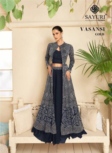 Vasansi Gold By Sayuri Georgette Wedding Wear Readymade Suits Wholesale Shop In Surat
 Catalog