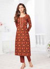Vastra Dream Girl By Vinayak Printed Kurti With Bottom Catalog